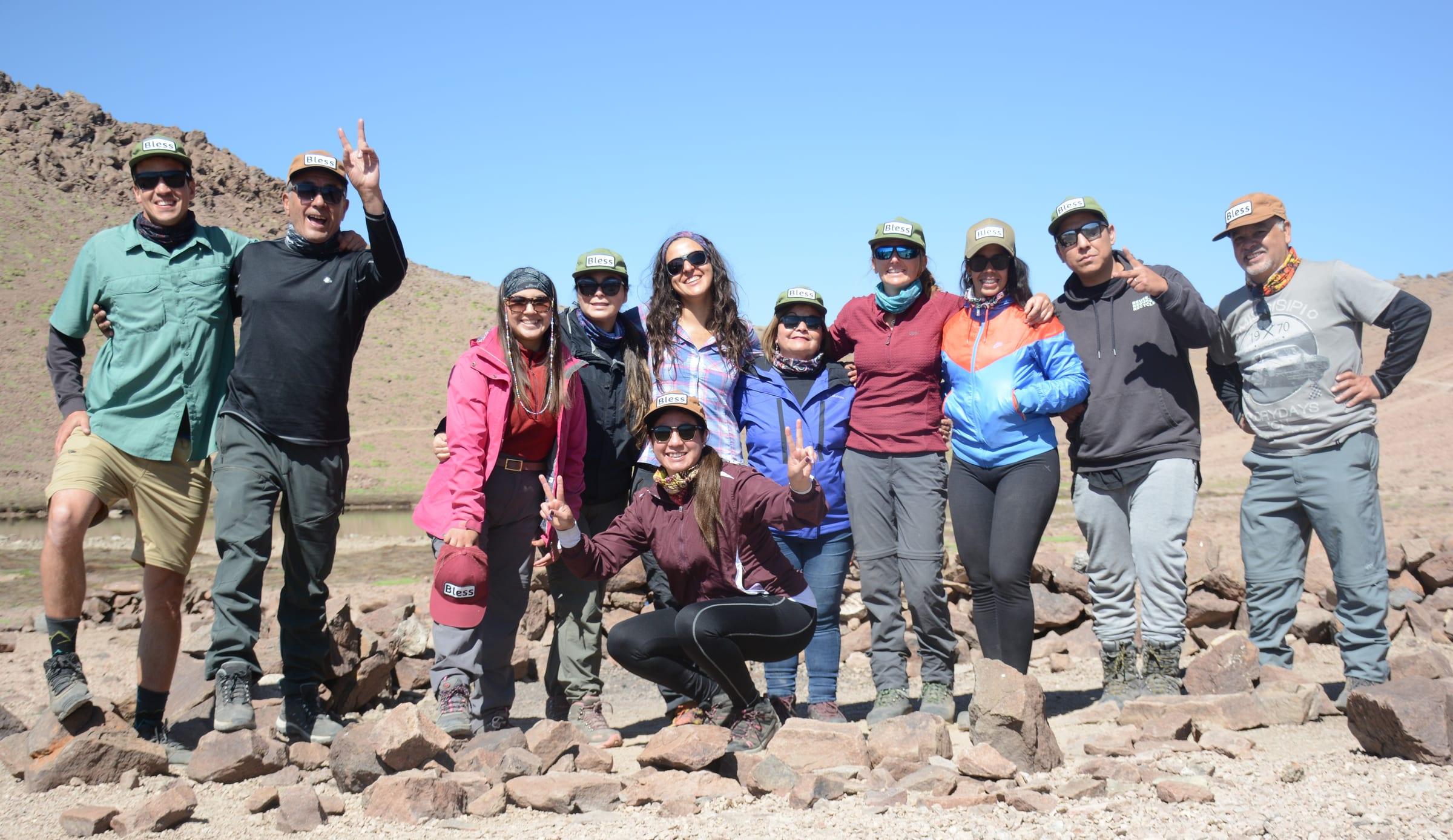 Equipo BLESS en jornada outdoor con BMG Consulting